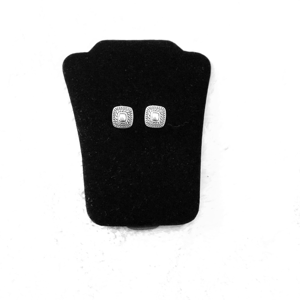 Sterling silver post earrings